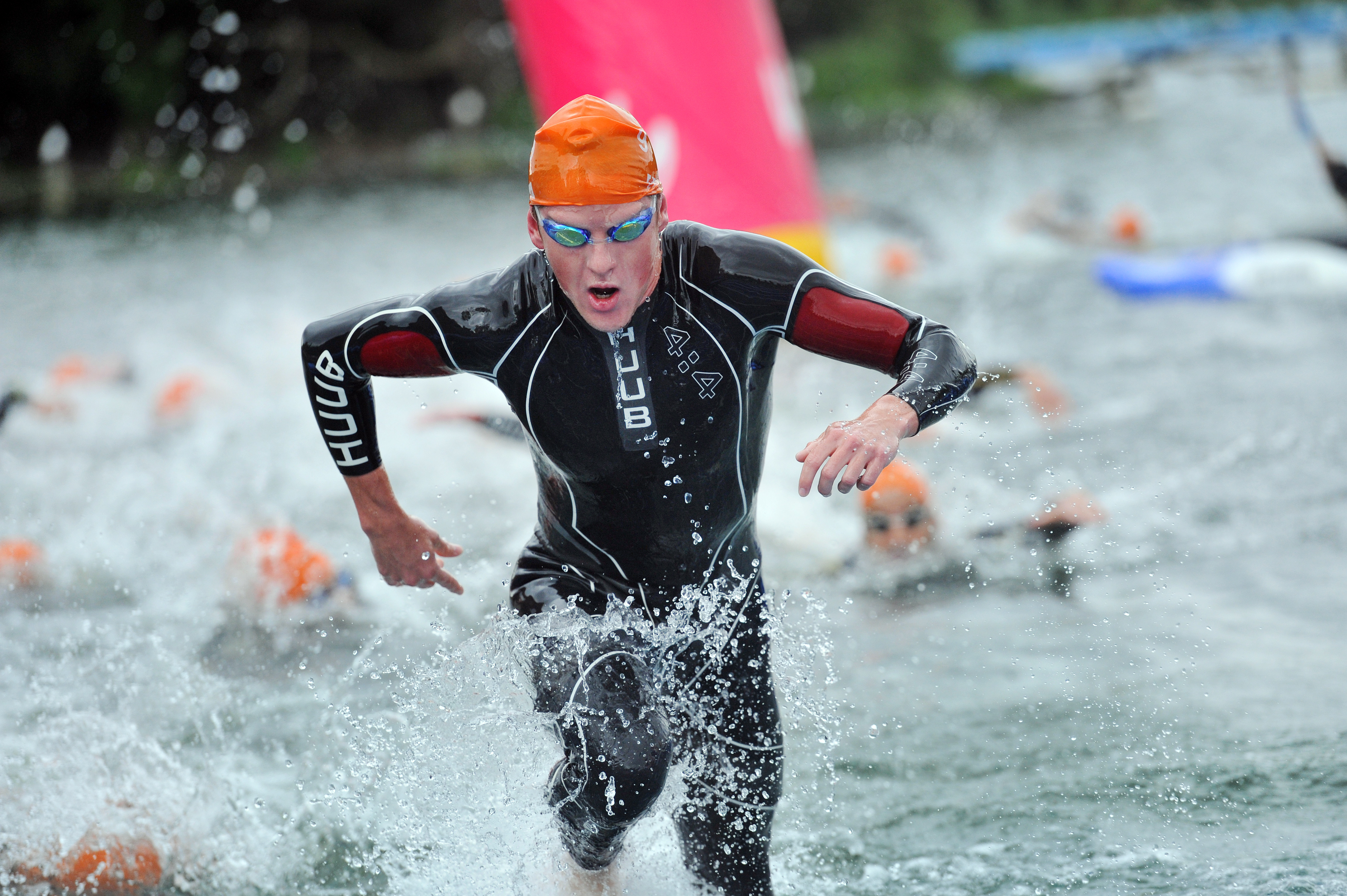 Henri Schoeman exiting water