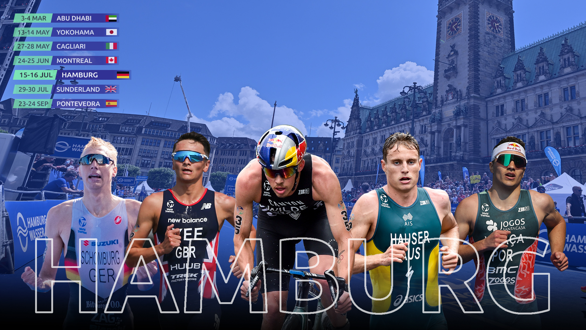 The race is on to become first Super-Sprint World Champion at WTCS Hamburg • World Triathlon