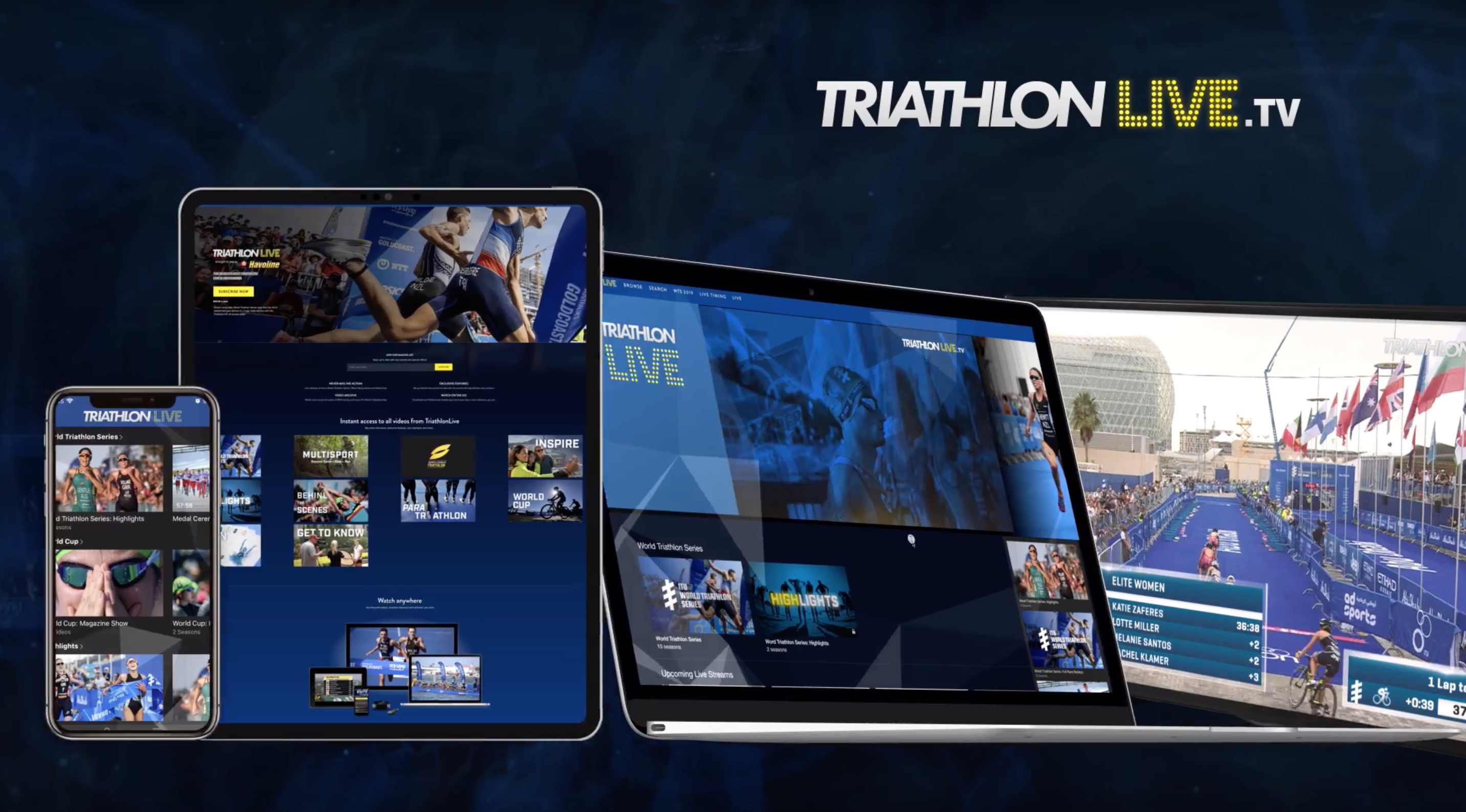 ITU Launches All-New TriathlonLive Streaming Platform Ahead Of WTS Season • World Triathlon