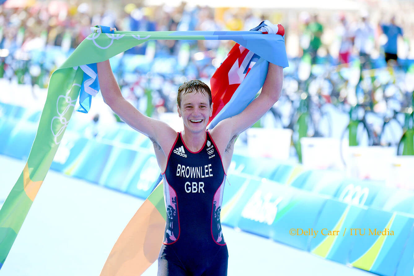 Alistair crosses Rio finish line