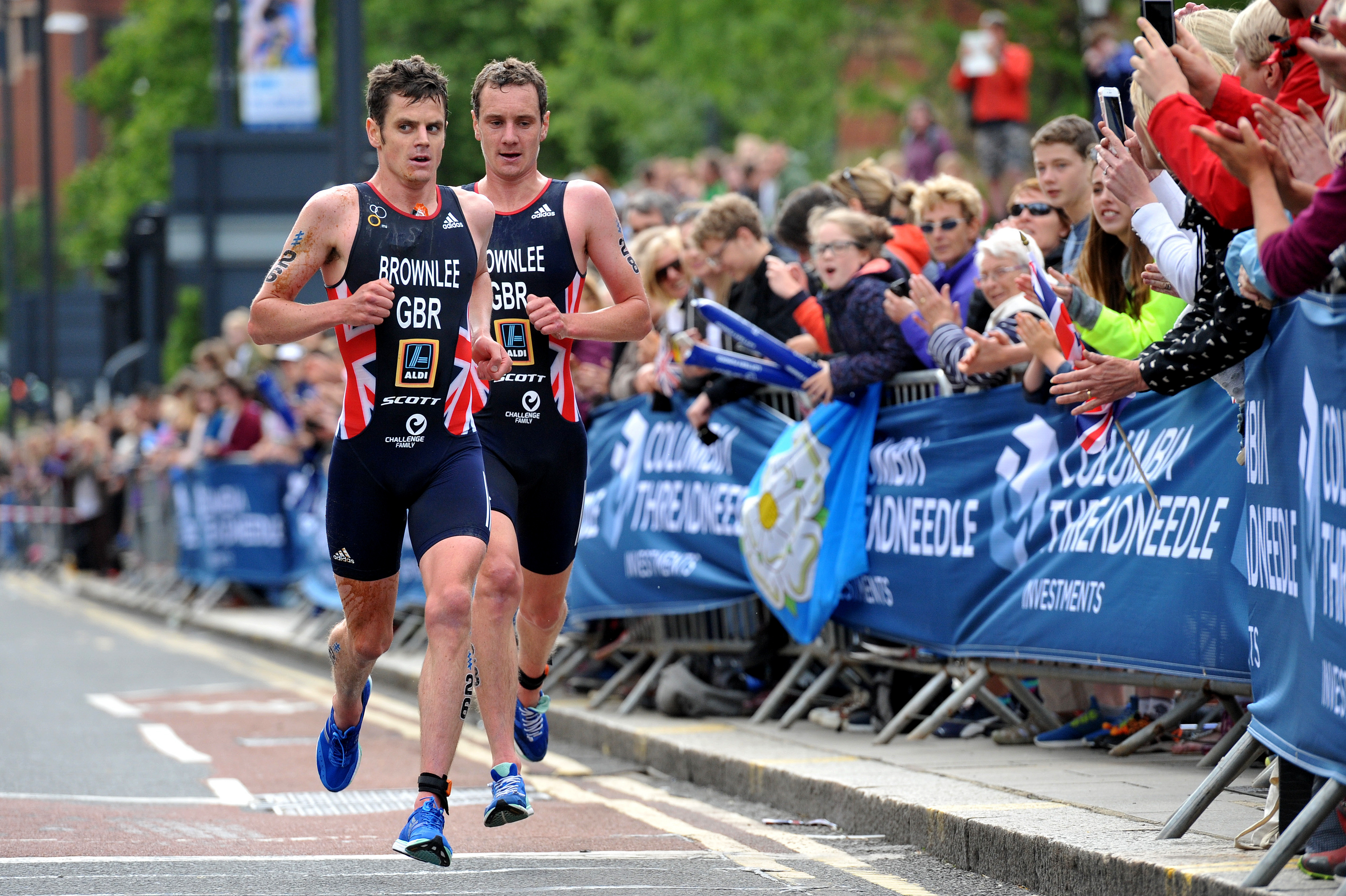 Alistair and Jonathan Brownlee, in WTS Leeds